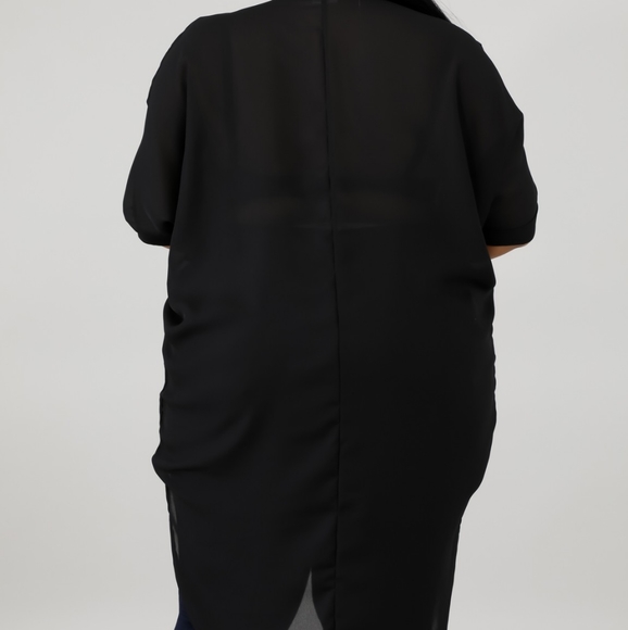 Sheer Long Tail Top - Picture 10 of 11